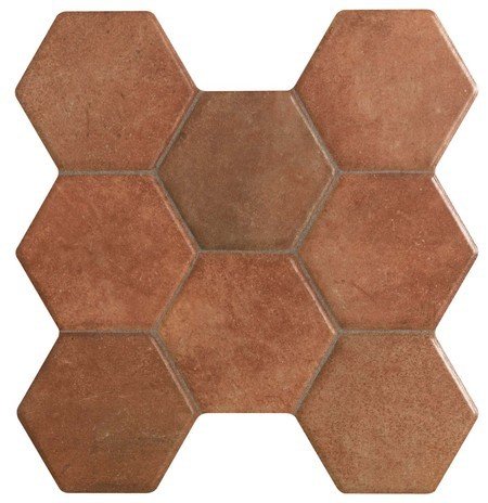Купить Kerlife Hexagonal Castilla Marron Pav 37,2х38,8 