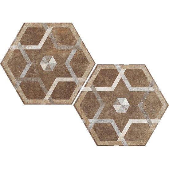 Купить Fioranese Heritage Deco Esagona Texture 5 34,5х40 