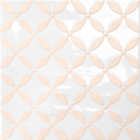 Купить Quintessenza Genesi26 Deco1 Bianco lucido 13,2х13,2 