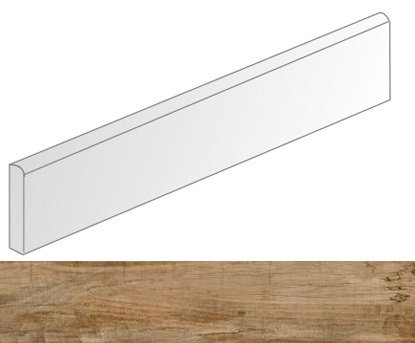 Купить World Woods Rodapie Veneto Canela 9,4x60 