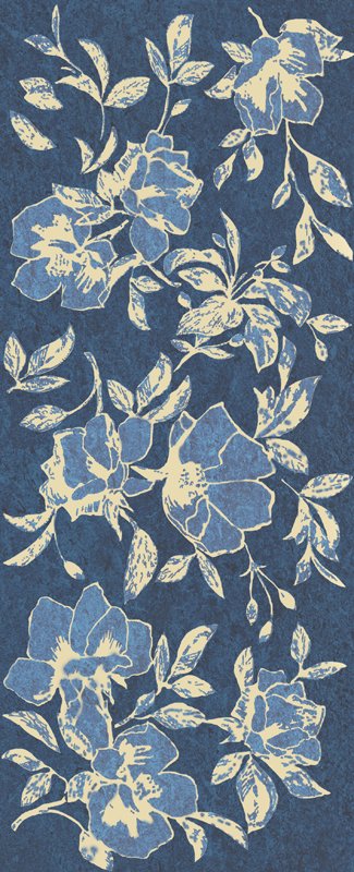 Купить Articer Pietra D'Oro Bloom Blue 24х59 