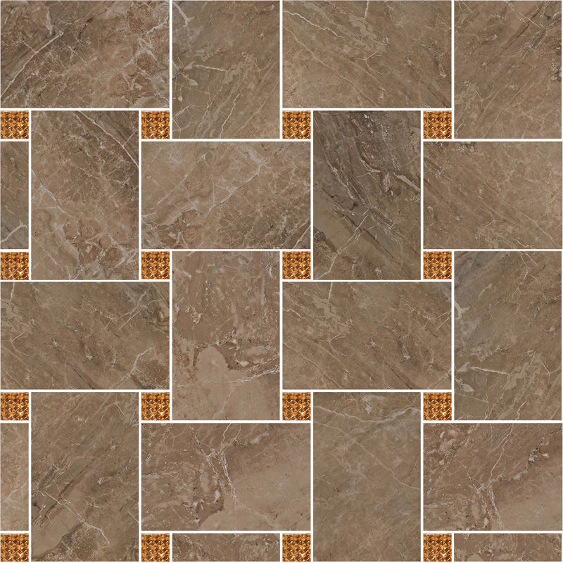 Купить Gardenia Orchidea Marble Mosaico Intreccio Marrone Swarovski Oro 29,1х29,1 