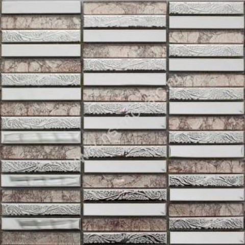 Купить NS Mosaic Metal Ms-621 Метал Стекло (15*98*8) 28,8x29,8 