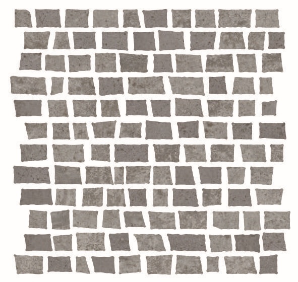 Купить Cir&Serenissima Costruire Random Metallo Titanio 30х30 
