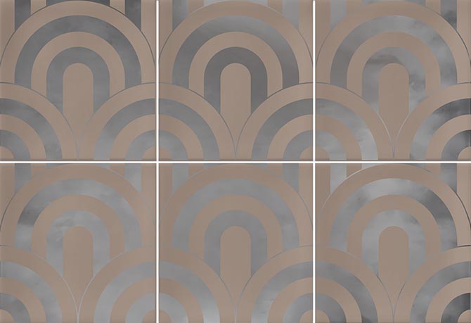 Купить Vives Hanami Takada Nuez Plata 23x33,5 