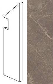 Купить Atlas Concorde Marvel Edge Gris Supreme Battiscopa Sag.DX 7,2x30 