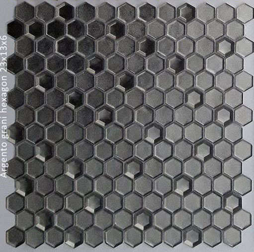 Купить Caramelle Alchimia Argento Grani Hexagon 6mm 23x13x6 30х30х6 