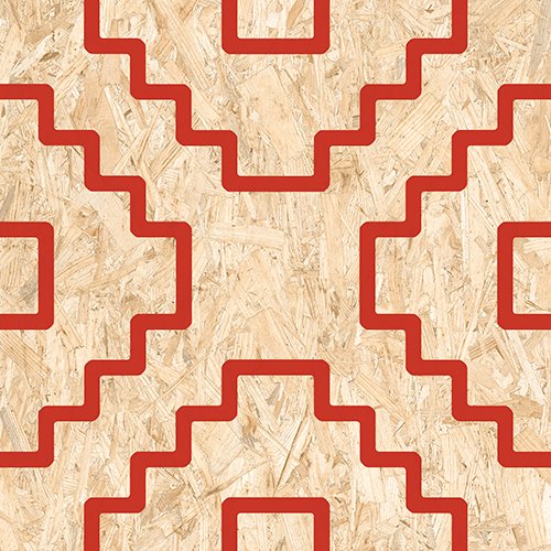 Купить Vives Strand Seriaki-R Natural Rojo 59,3x59,3 