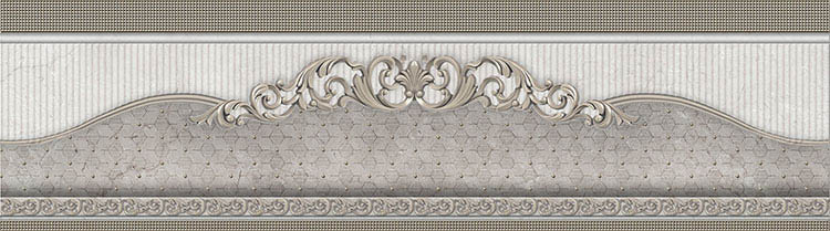 Купить El-Molino Venecia Plata-Gris Cenefa 7х25 