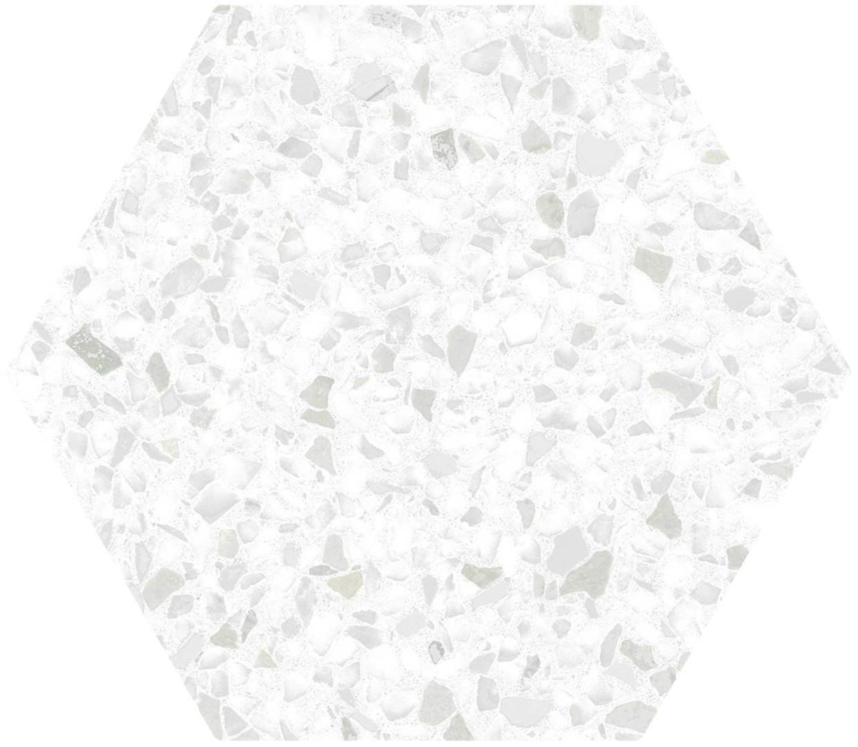 Купить Ecoceramic Inspire White Hex 20x24 