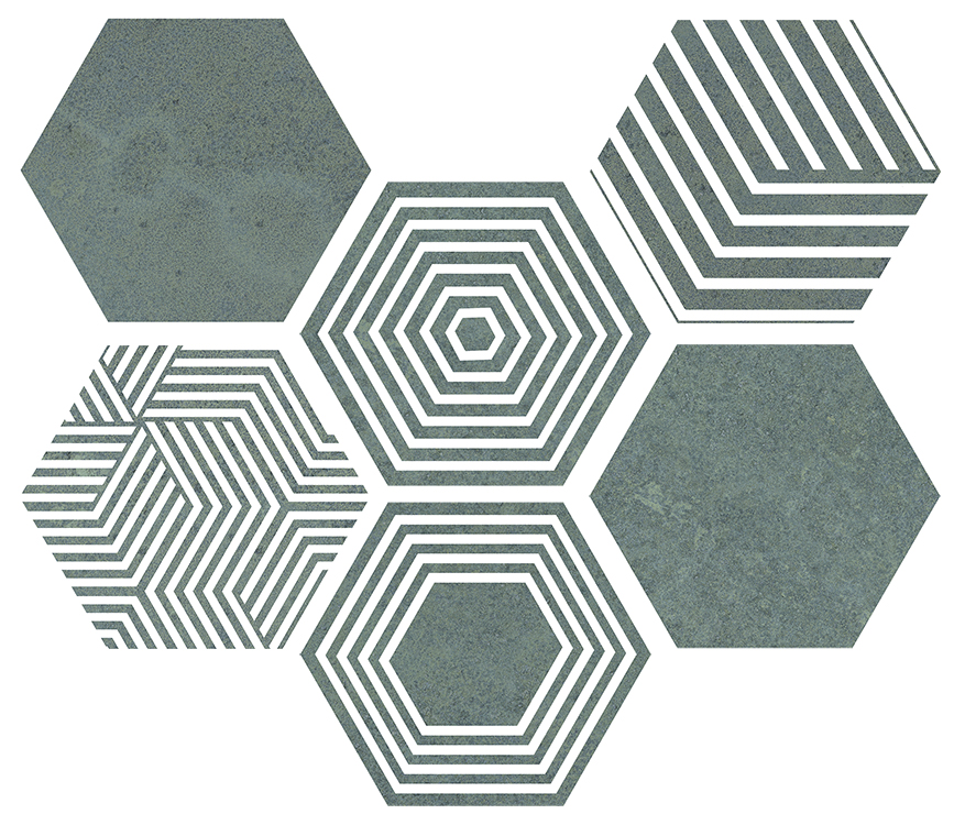 Купить ITT Pier17 Hexa Turquoise 23,2x26,7 