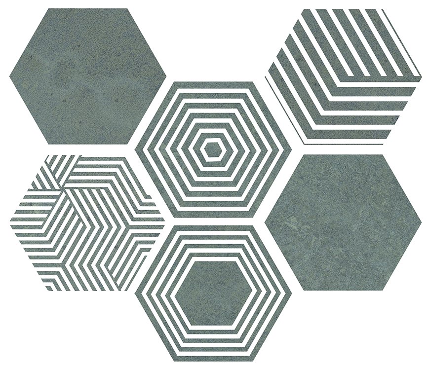 Купить ITT Pier17 Hexa Turquoise 23,2x26,7 