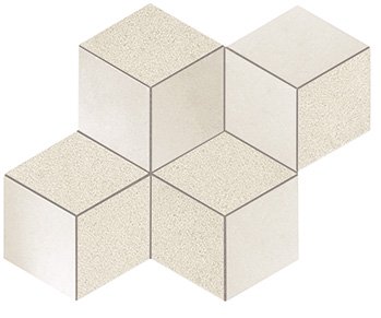Купить Atlas Concorde Kone White Mosaico Esagono Grip 30X35 