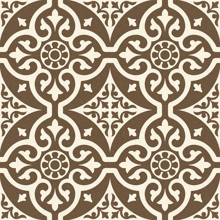 Купить Etili Seramik Ornament Dorset Charcoal Black Pre-Cut  45×45 