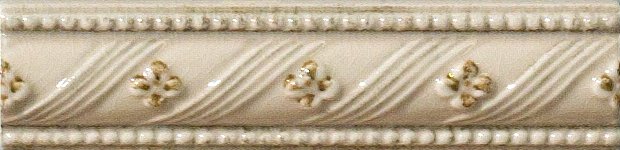 Купить Vallelunga Rialto Listello Floreale Tortora Painted 3,5х15 