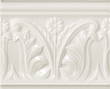 Купить Vallelunga  RIALTO LISTELLO FLOREALE White 12х15 