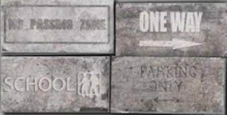 Купить Cir New York Road Signs Mix Wall Street 10х20 
