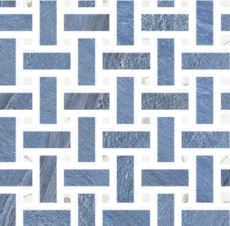 Купить Fioranese Marmorea Intensa Mosaico Weave Azul Bahia 30x30 