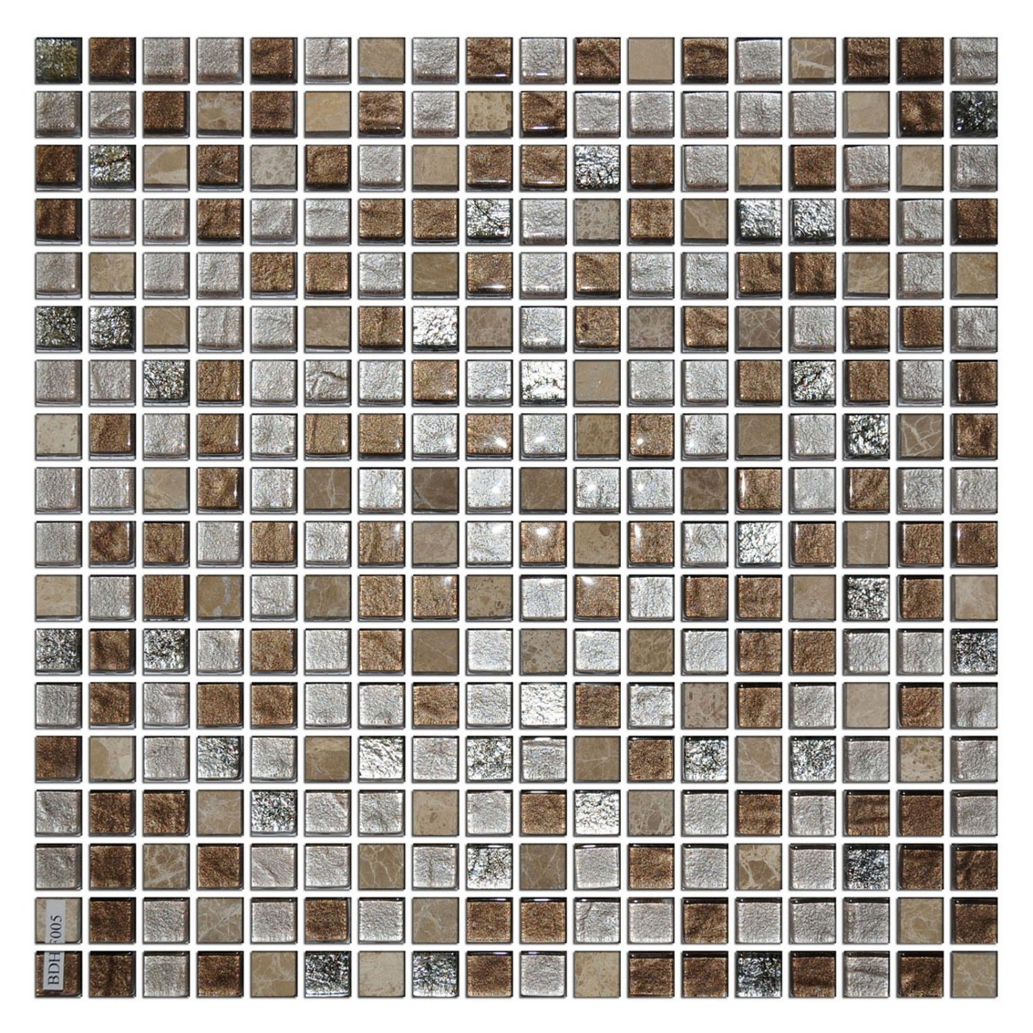 Купить Orro Mosaic Glasstone Colonial Brown 4 мм 30х30х0,4 