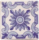 Купить Cevica Provenza Blanco Dec. Flor Azul 10x10 