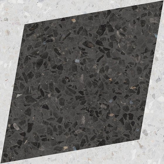 Купить Wow Color Drops Natural Drops Rhombus Decor Graphite 18,5x18,5 