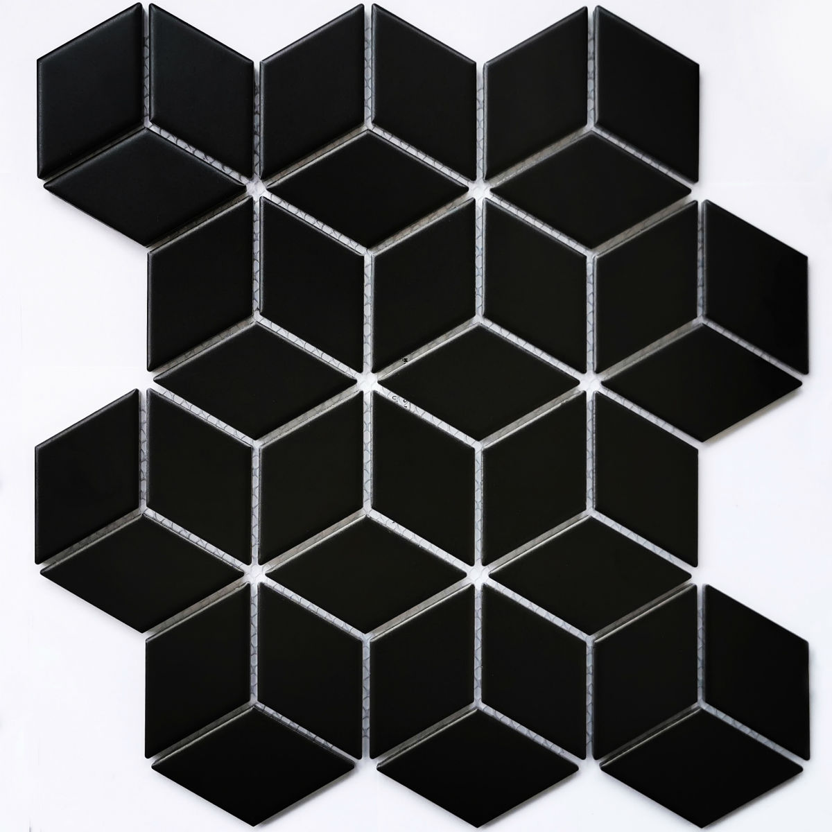 Купить Bonaparte Мозаика керамическая Landa Black Matt 4,8х4,8 26,74х30,9 