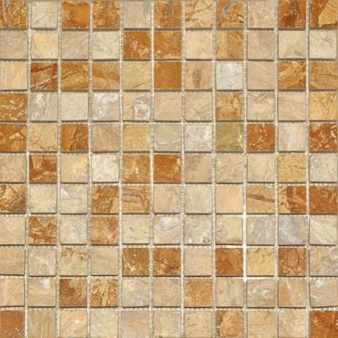 Купить Colori Viva Mos. Nat/Polished Golden Travertin 2,5x2,5 CV20051 30,5x30,5 