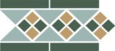 Купить TopCer Octagon Border LISBON with 1 strip (Tr.13, Dots 18+03, Strips 18)  28х15 