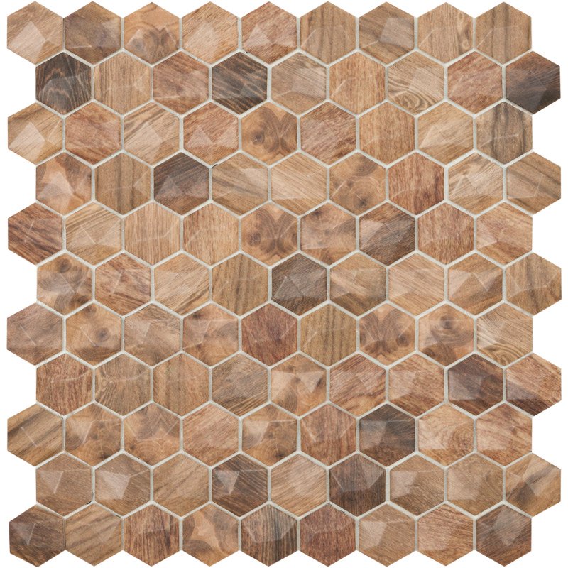 Купить Vidrepur Hex Woods №4700D (на сетке) 31,7X30,7 