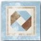 Купить Cir Via Emilia Inserto Festone Crema-Azzurro 10х10 