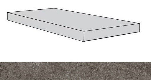 Купить Atlas Concorde Drift Grey Scalino Angolo Sx 33х60 