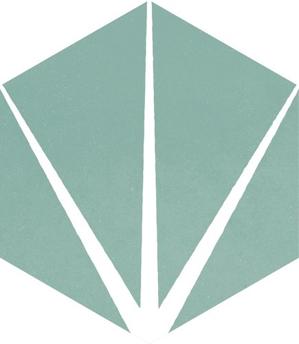 Купить Starline Blue Natural Hexagon 25х29 