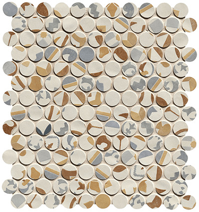 Купить FAP Ceramiche Chelsea Brick Vintage Round 32.5x29.5 