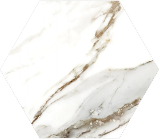 Купить Oset Calacattas-Pulpis Calacatta Gold Hex 20x24 