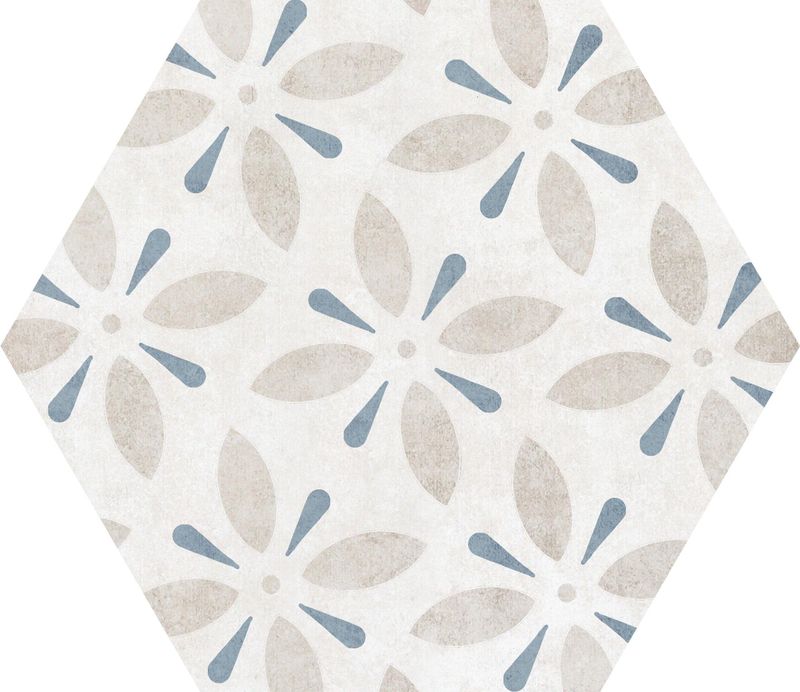 Купить Pamesa At. Alpha Hex Mix-Azul 25,8x29 