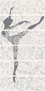 Купить Vallelunga Lirica Cortese Bianco Ballerina B set 6pz. 30х60 