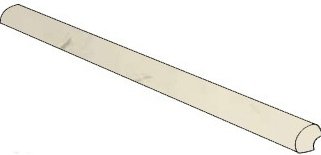 Купить Gardenia Orchidea Marble Coprispigolo Bianco 1х33 