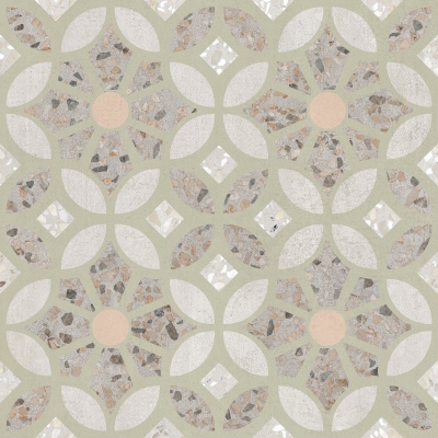 Купить Vitra Beton-Terrazzo Декор Пэчворк Лаппато Ректификат R9 60х60 