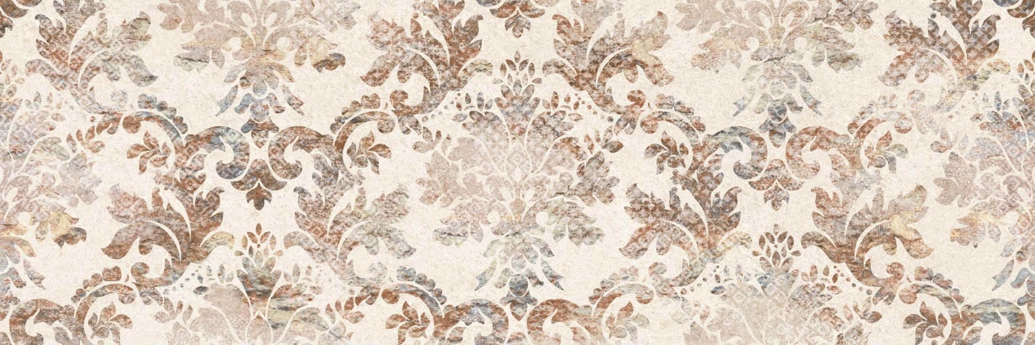 Купить Undefasa Saona Decorado Ducal Marfil 25х75 