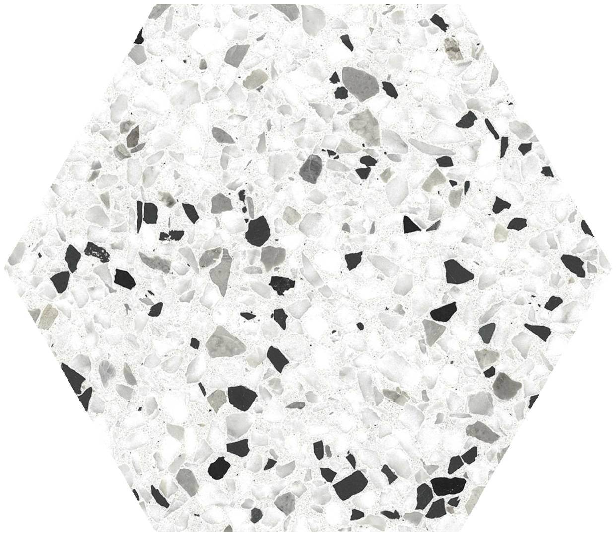Купить Ecoceramic Tempo Black Hex 20x24 