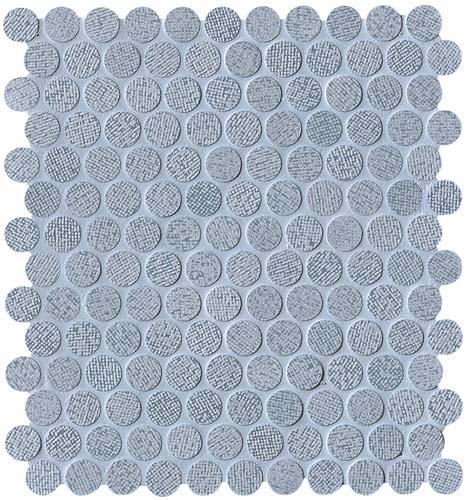 Купить Fap Color Line Round Mosaico Silver 29,5x32,5 
