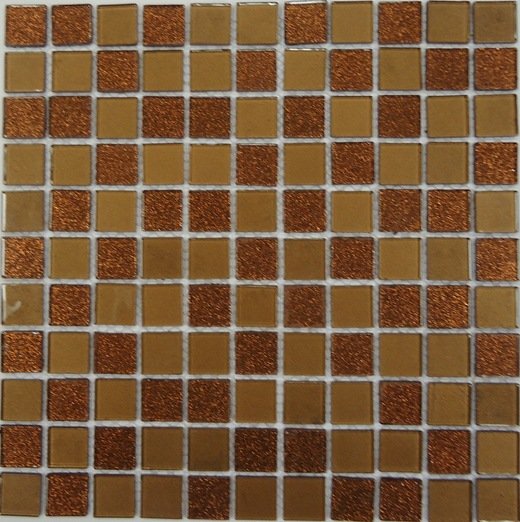 Купить Bonaparte Стеклянная мозаика Shine Brown 30х30 