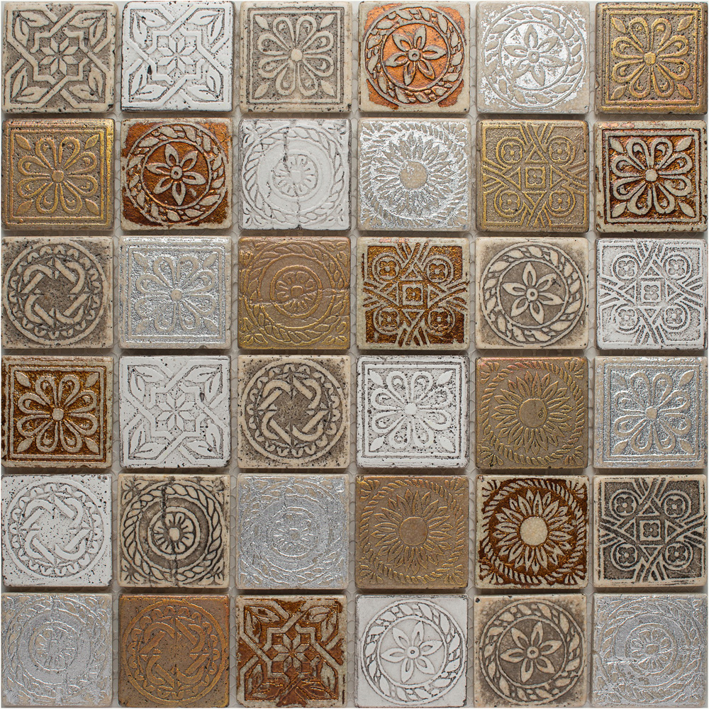 Купить Orro Mosaic Stone Iliada Bronze 30,5х30,5х0,8 