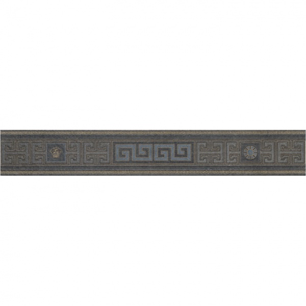 Купить Versace Greek Fascia Antracite/Oro 12,5х80 