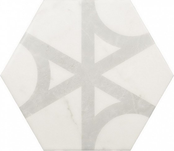 Купить Equipe Carrara Hexagon Flow Matt 17.5x20 