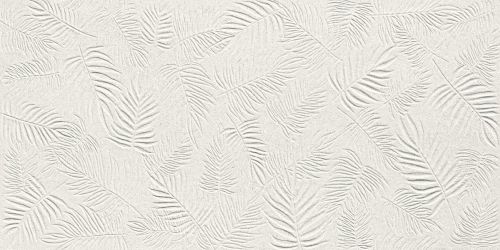 Купить Atlas Concorde 3D Wall Carve Leaf White Glossy 40x80 