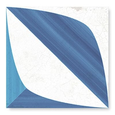 Купить Wow Blanc Et Bleu Leaf Decor 18,5х18,5 
