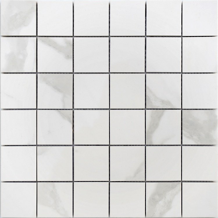 Купить Caramelle Marble Porcelain Calacatta POL 4,8x4,8 29,8x29,8 