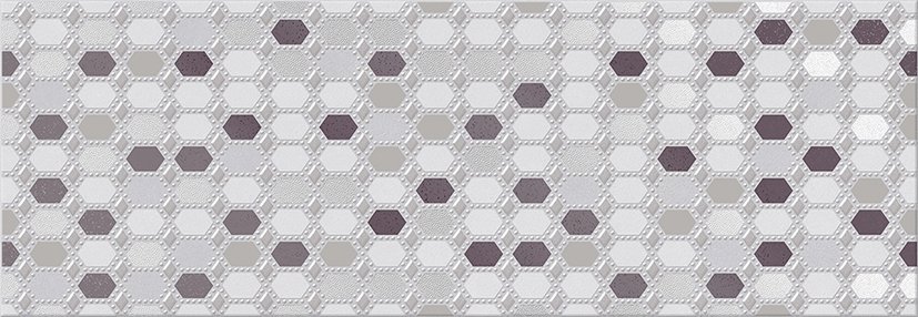 Купить Eletto Ceramica Malwiya Grey Geometria Decor 24,2x70 