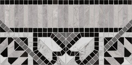 Купить Vives Via Appia Cenefa Samos Negro 21,7x43,5 